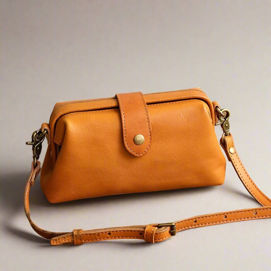 Eclipse Charm | Refined Leather Shoulder Bag