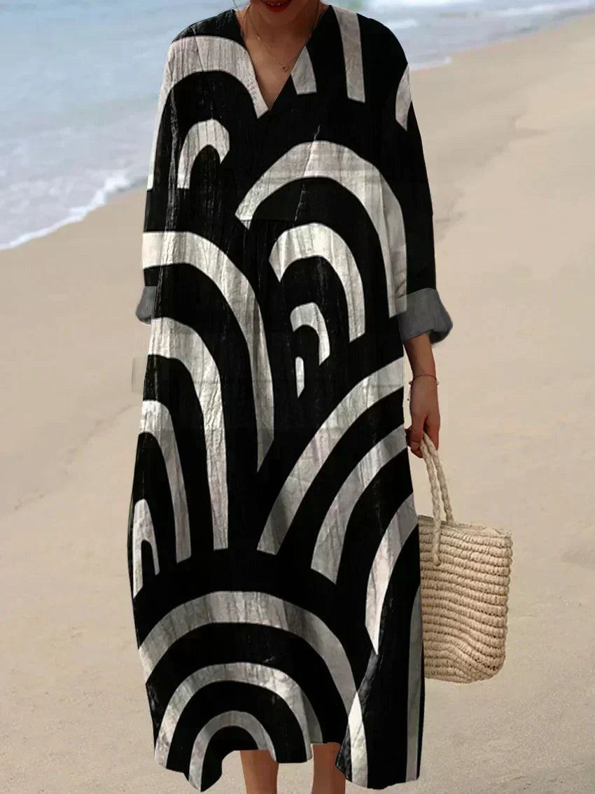 Cynthia - Summer Breeze Printed Dress